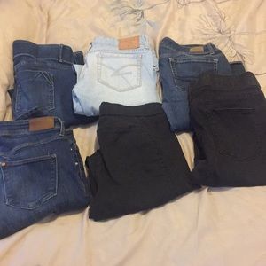 Jeans, jeans, jeans & jeans